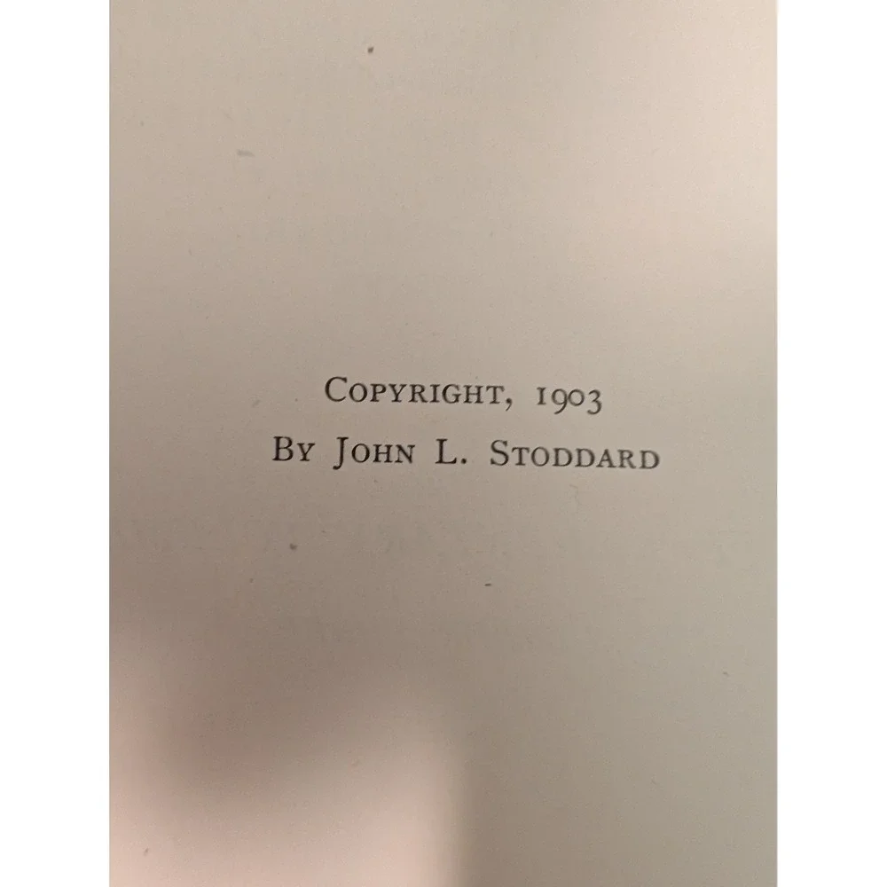 1904 John L Stoddard's Lectures Supp Vol 3 South Tyrol Lake Garda Leather Book
